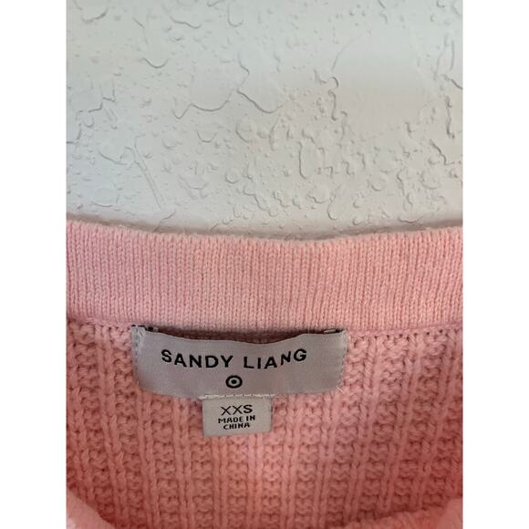 Sandy Liang Designer Collab Target Baby Pink Knit Sweater Tank XXS - Picture 3 of 10